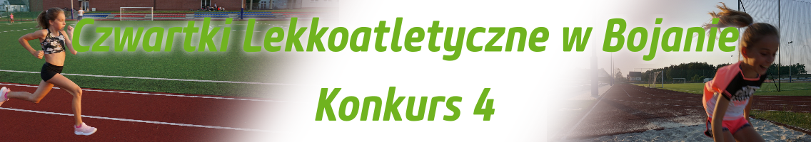 Czwartki lekkoatletyczne  w Bojanie - jesień 2019, konkurs 4
