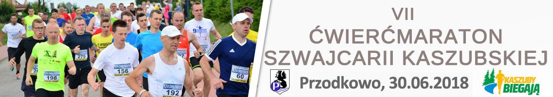 VII Ćwierćmaraton Szwajcarii Kaszubskiej - KB 2018